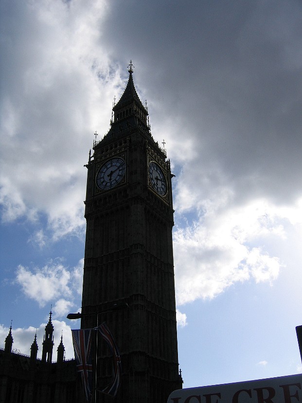 Big Ben Topped by Grey Clouds Big Ben Topped by Grey Clouds