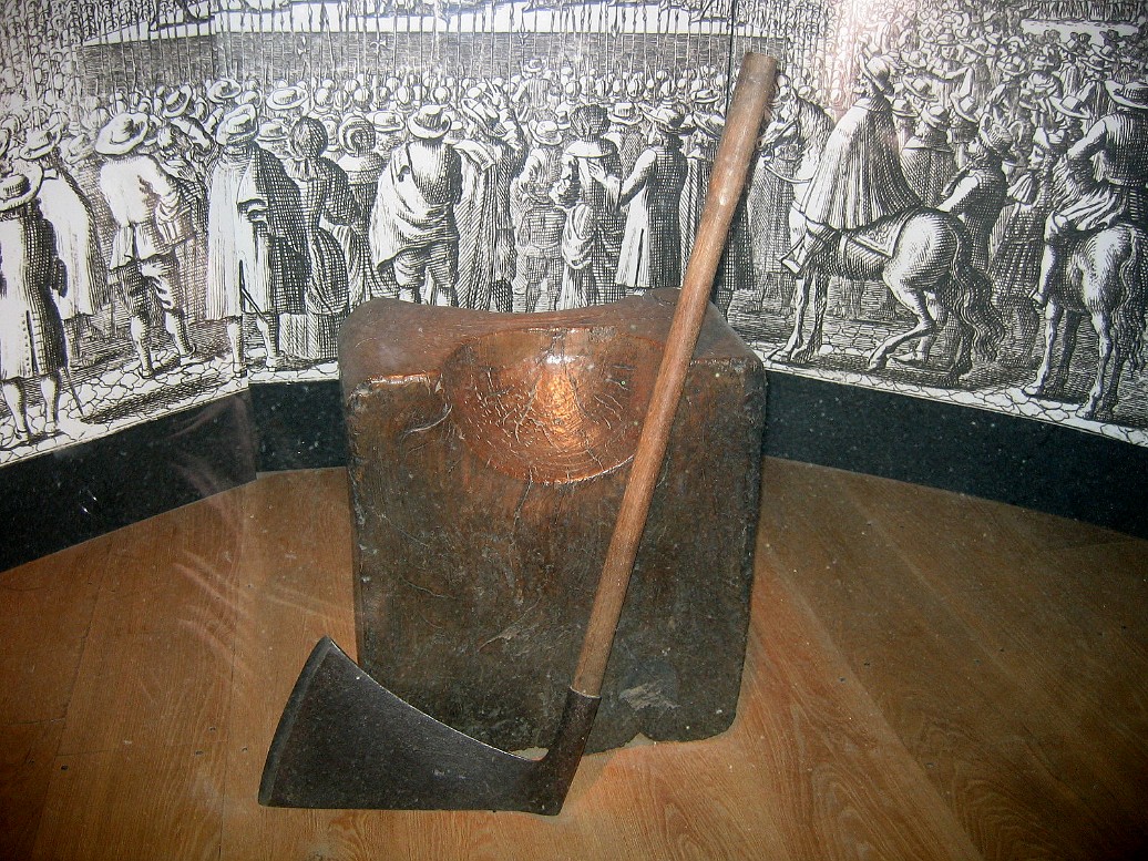Chopping Block and Axe that Took the Head of Anne Boleyn Chopping Block and Axe that Took the Head of Anne Boleyn