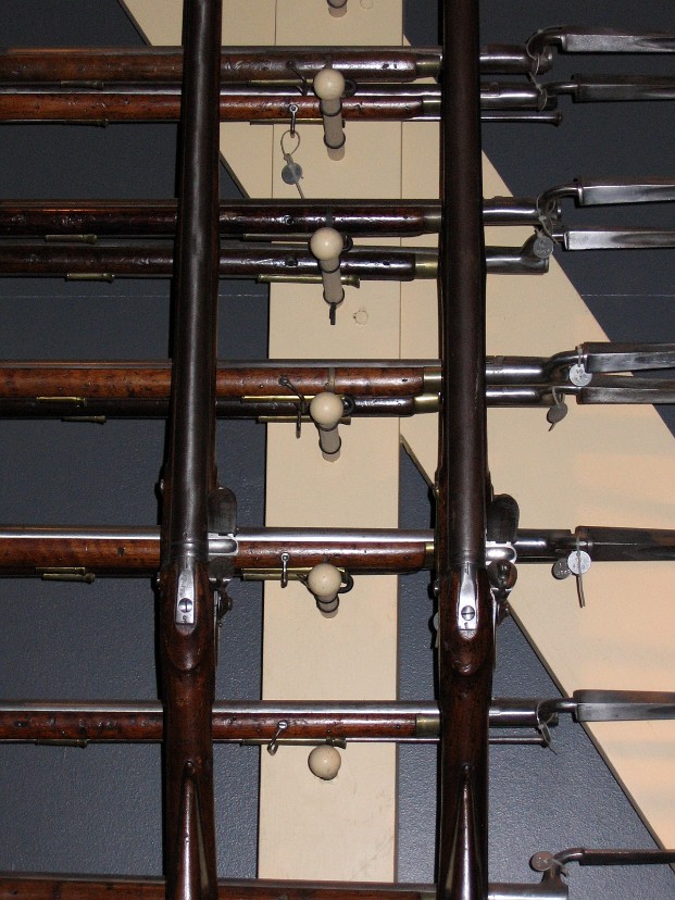 Detail of the Gun Rack Decorative Wall Display Detail of the Gun Rack Decorative Wall Display