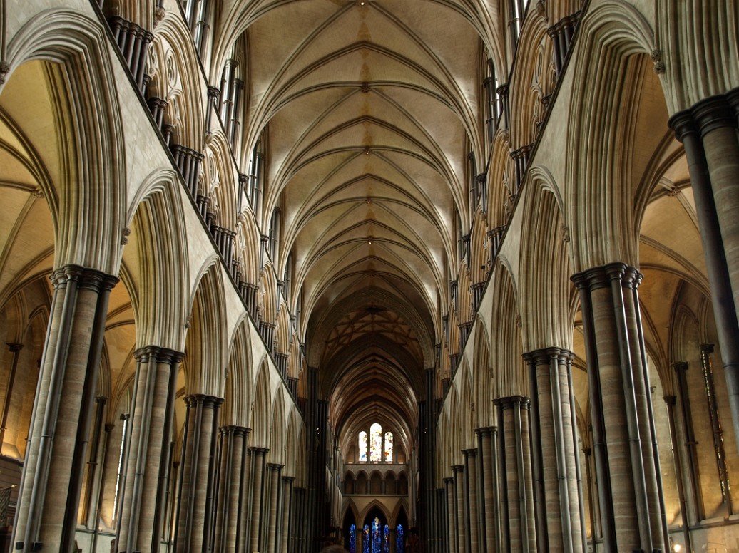 View From the West Looking at the Nave Ceiling