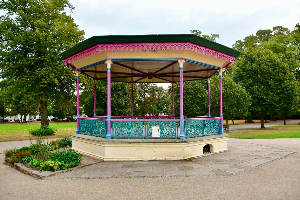 The Band Stand in Brilliant Colors
